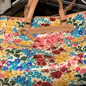 Floral Canvas Tote Bag